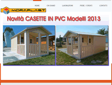 Tablet Screenshot of moraplast.it